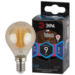 F-LED P45-9W-840-E14 gold ��� (��������, ��� �����, 9��, �����, E14) ��� ������: �0047028