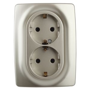 12-2108-04 ��� ������� 2X2P+E Schuko �� ��������, 16A-250�, IP20, ���12, ������� ��� ������: �0036445