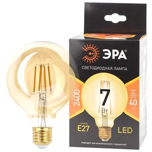F-LED G95-7W-824-E27 gold ��� (��������, ��� ���, 7��, ����, E27) ��� ������: �0047662