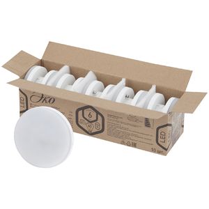 ECO LED GX-6W-840-GX53 (10-PACK) ��� (����, ��������, 6��, �����, GX53) ��� ������: �0036546