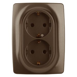 12-2108-13 ��� ������� 2X2P+E Schuko �� ��������, 16A-250�, IP20, ���12, ������ ��� ������: �0036449