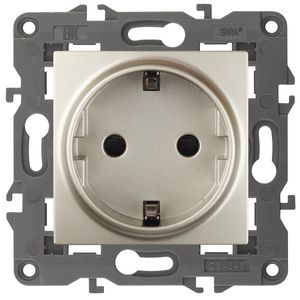 14-2102-04 ��� ������� 2P+E Schuko �� ��������, 16A-250�, IP20, ��� Elegance, ������� ��� ������: �0034275