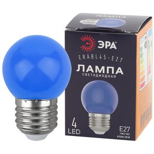 ERABL45-E27 ��� LED �45-1W-E27 ��� (����. ��� ���., 4SMD, 1W, E27, ��� ����-����) ��� ������: �0049573