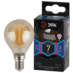 F-LED P45-7W-840-E14 gold ��� (��������, ��� �����, 7��, �����, E14) ��� ������: �0047018