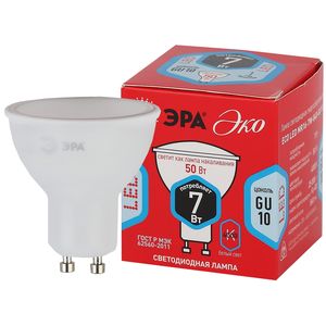 ������������ ����� ECO LED MR16-7W-840-GU10 ��� (����, �����, 7��, �����, GU10) ��� ������: �0040876