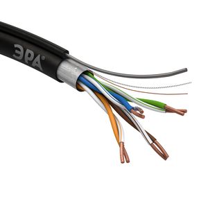 ��� ������ ����� ���� F/UTP Cat5e 4x2x24 AWG CU PE + ���� OUTDOOR 305 � ��� ������: �0044690