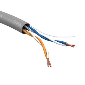 ��� ������ ����� ���� U/UTP 2x2x24 AWG Cat5e CCA PVC 305� SIMPLE ��� ������: �0044433