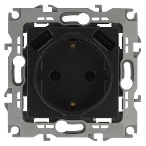 14-4109-05 ��� ������� 2P+E 16A-250�, ����. � 2xUSB 5�-3�, ��� Elegance, �������� ��� ������: �0047871