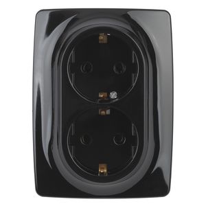 12-2108-06 ��� ������� 2X2P+E Schuko �� ��������, 16A-250�, IP20, ���12, ������ ��� ������: �0036447