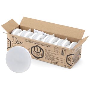 ECO LED GX-8W-827-GX53 (10-PACK) ��� (����, ��������, 8��, ����, GX53) ��� ������: �0036547