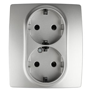12-2104-03 ��� ������� 2X2P+E Schuko �� ��������, 16��-250�, ���12, �������� (6/60/1680)