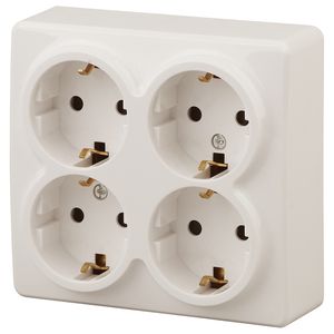 11-2211-02 ��� ������� 4�2P+E Schuko �� ��������, 16��-250�, ��, ��� �������, ��.����� (8/80/1600)