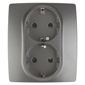 12-2104-12 ��� ������� 2X2P+E Schuko �� ��������, 16��-250�, ���12, ������ (6/60/1500)