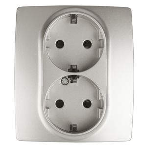 12-2104-15 ��� ������� 2X2P+E Schuko �� ��������, 16��-250�, ���12, ��������� (6/60/1500)