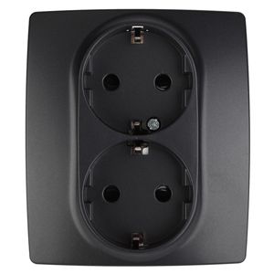 12-2104-05 ��� ������� 2X2P+E Schuko �� ��������, 16��-250�, ���12, �������� (6/60/1680)